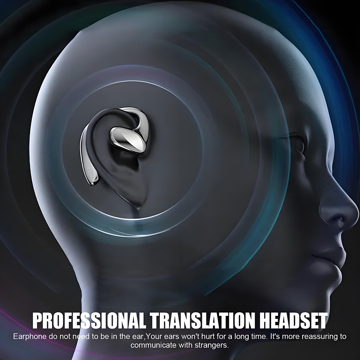 Translator Earbuds Wireless Bluetooth Two Way Translator Device 144 Languages M8