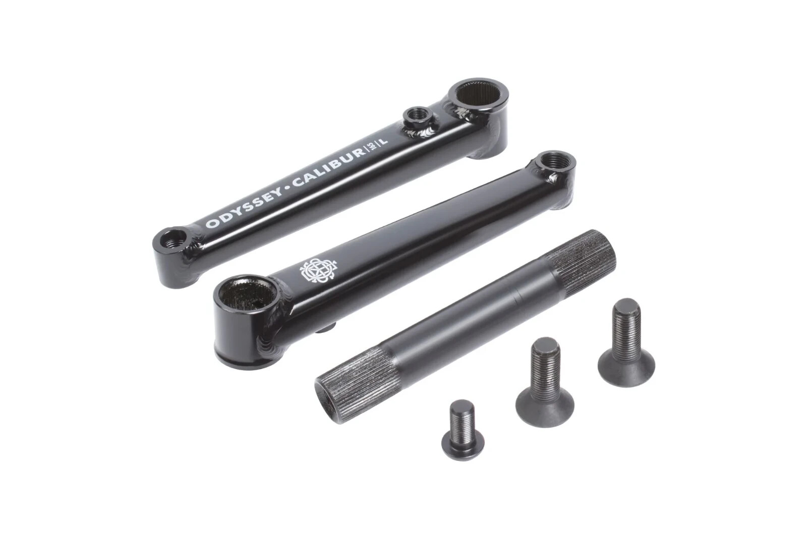 Odyssey BMX Calibur V2 Cranks 165mm – Rust Proof Black