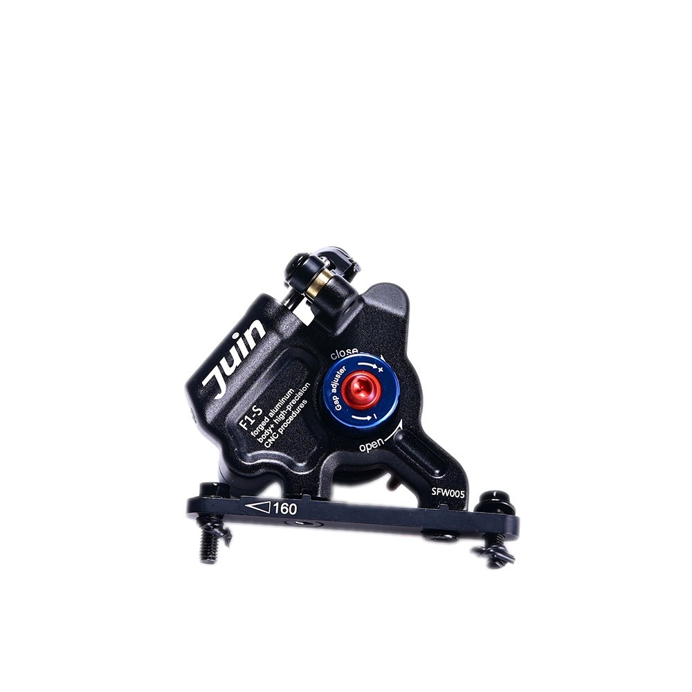 Juin Tech F1S 2piston Quick Gap Adjust Cable hybrid hydraulic brake flat mount