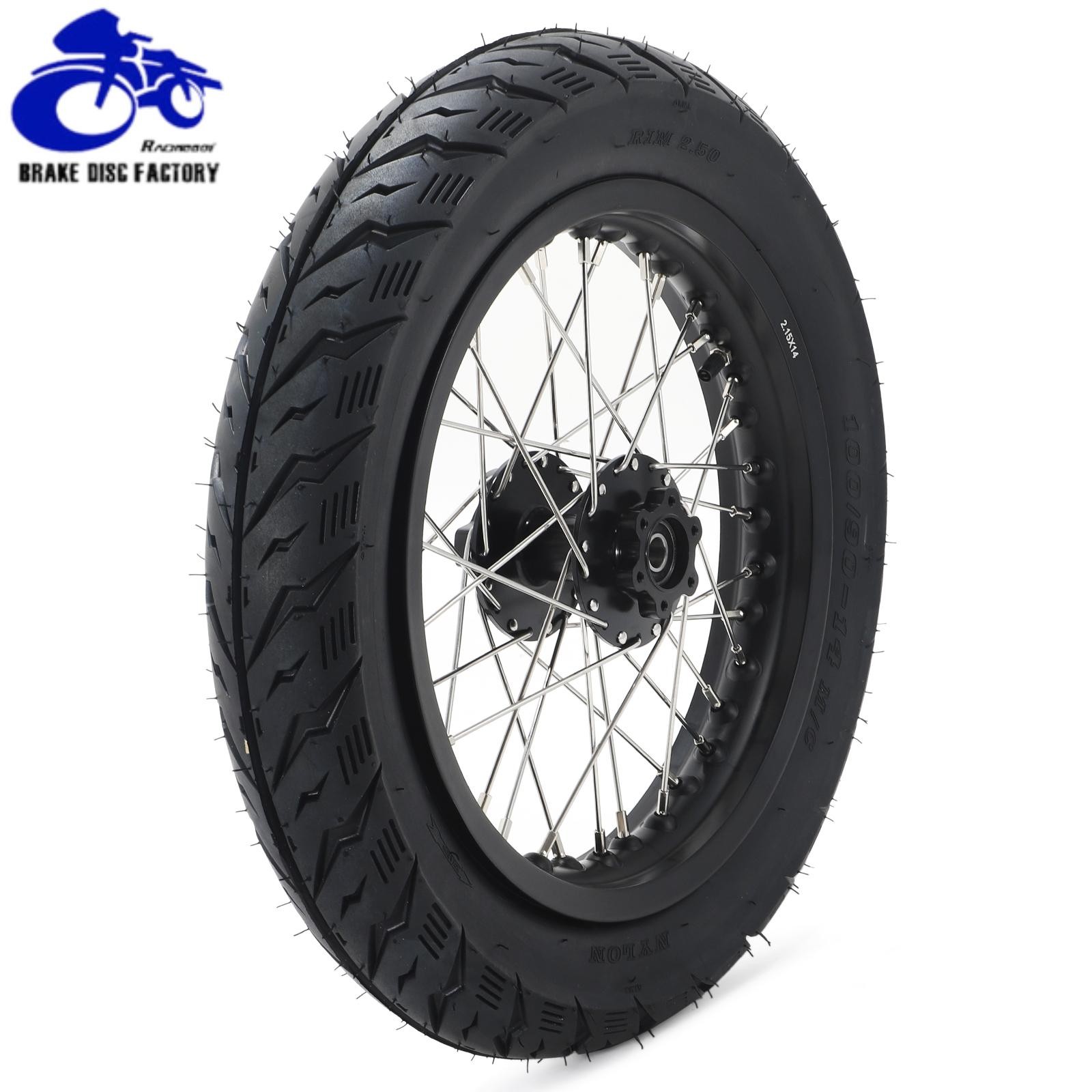 14×2.15 Spoke Front Rear Wheels Rims Hubs for Surron Light Bee X for Segway X260