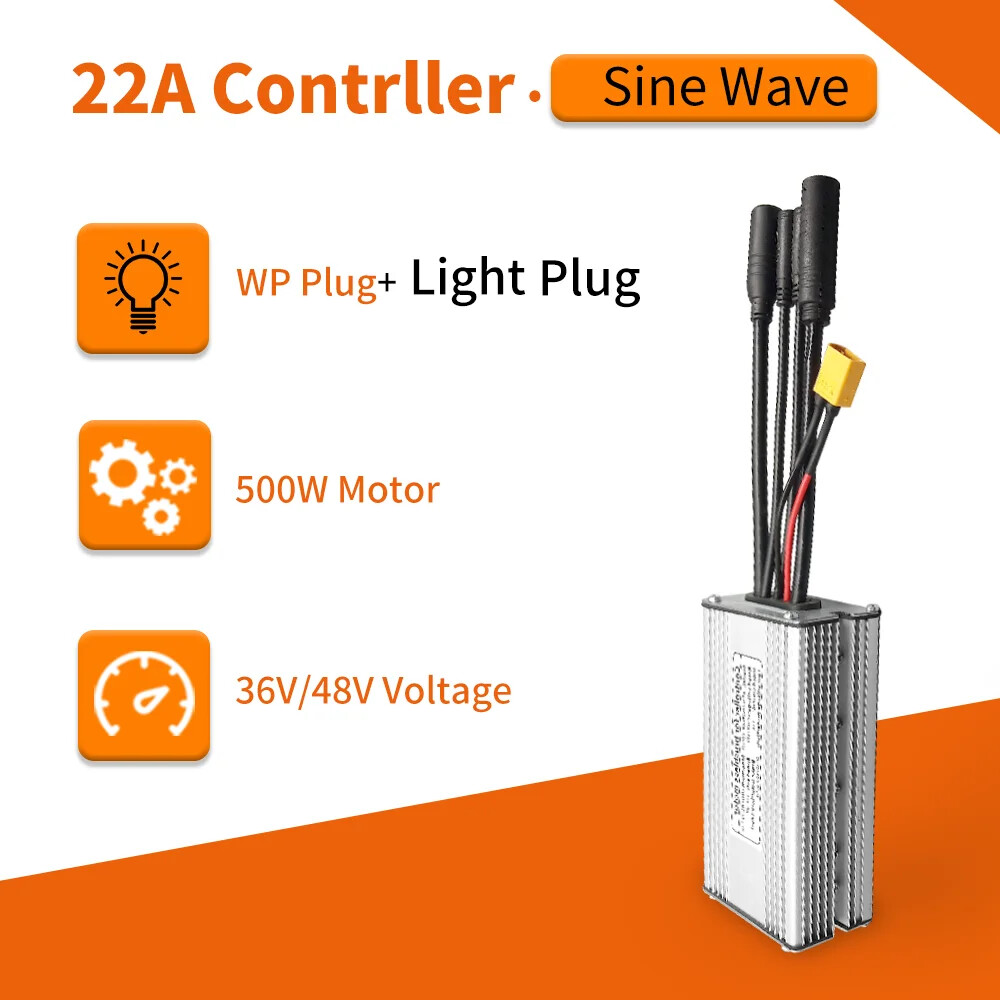 36V 48V 250W 350W 500W 1000W Mountain Ebike Brushless KT Controller Waterproof