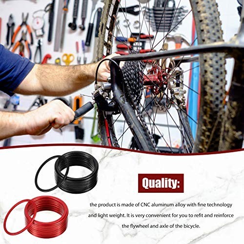 20 Pieces Bike Bicycle Bottom Bracket Spacer 7 8 9 10 11 Speed Cassette Aluminum