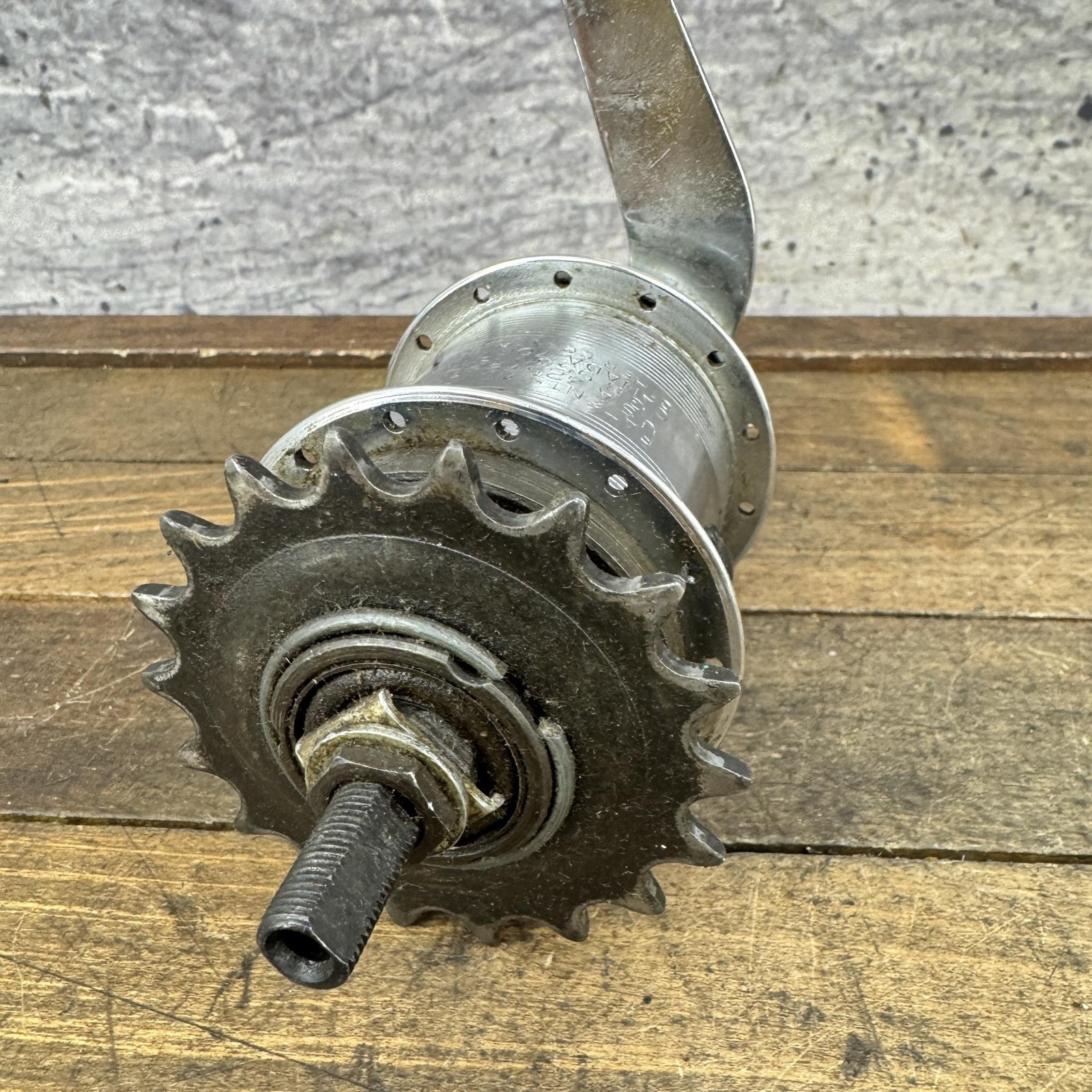 Vintage Sturmey-Archer S3C Rear Hub 28H 3 Speed Nutted Coaster Brake Cruiser 74