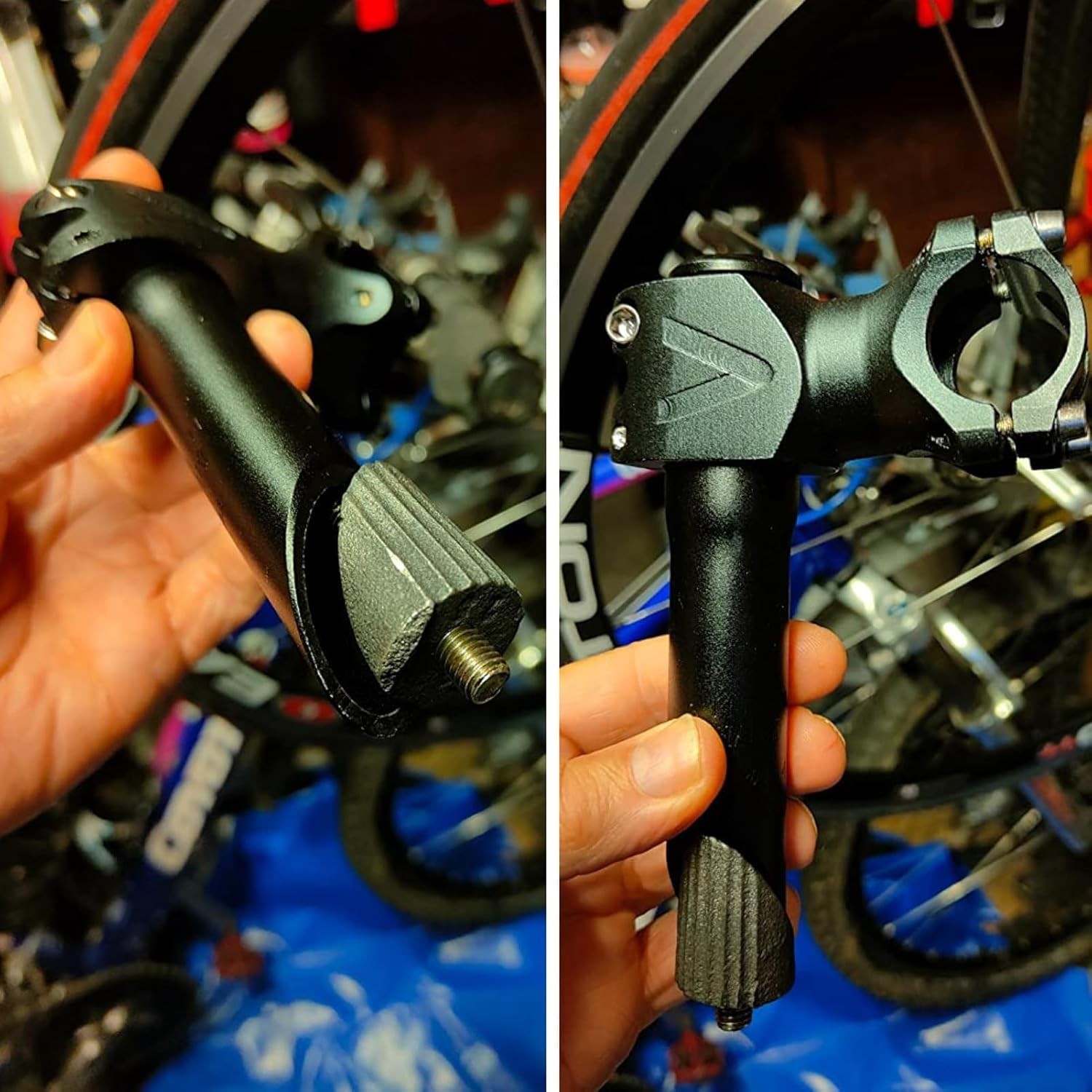 Lightweight Quill Riser Stem Adapter for Road, Mountain & E-Bikes – 1-1/8 Inch