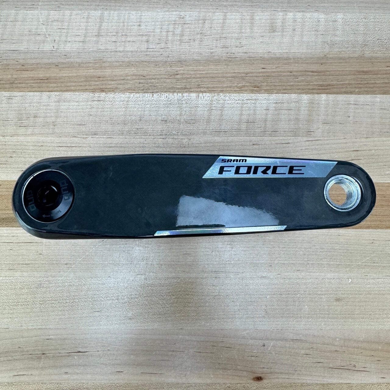 Light Use! SRAM Force AXS XPLR E1 165mm Carbon Dub Wide 8-Bolt Crank Arms 411g