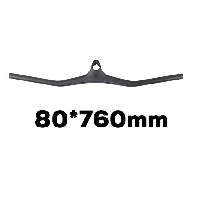 Mtb Handlebars And Stem 28.6mm -10Degree Carbon Integrated Handlebar 720-760mm