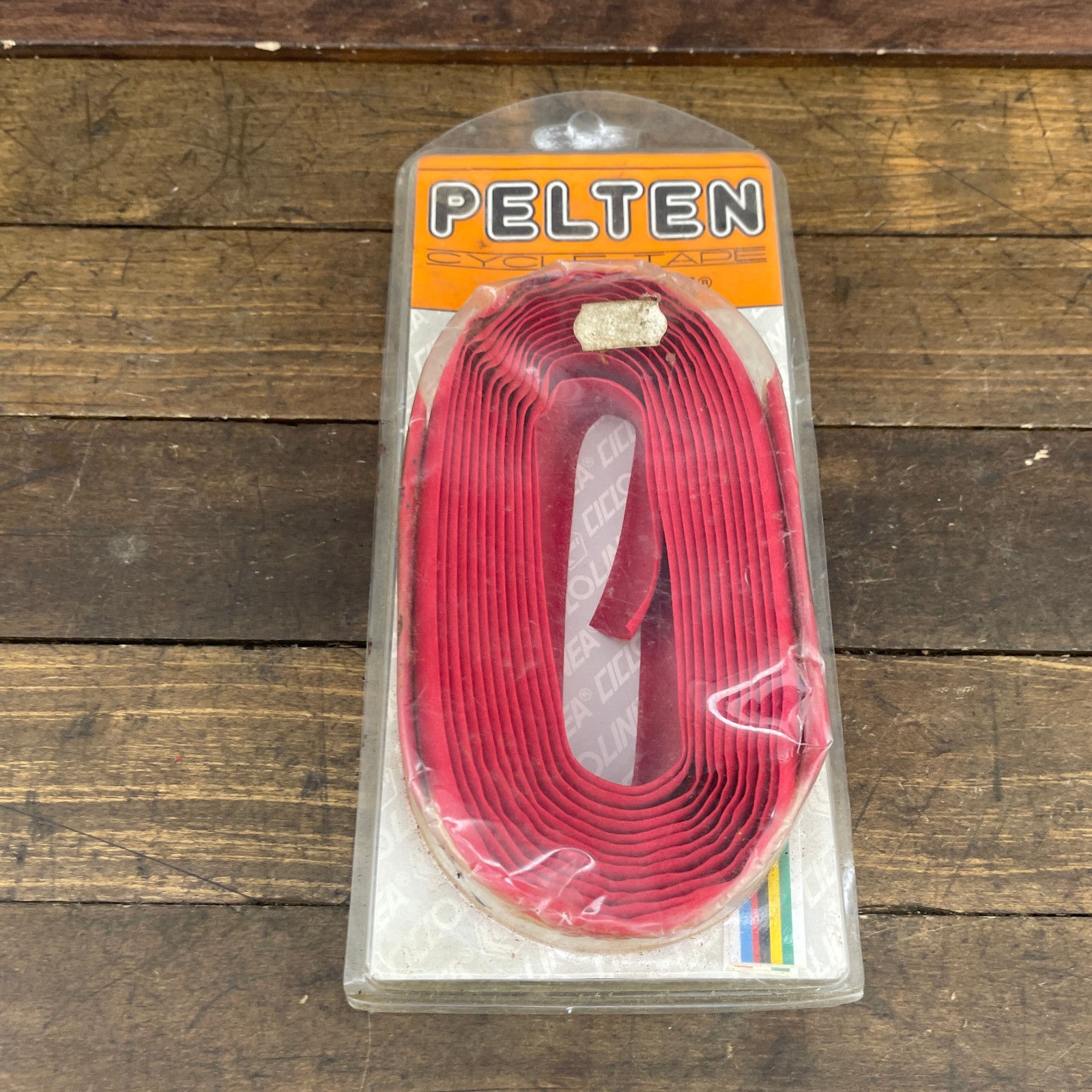 Vintage Ciclolinea Pelten Handlebar Tape Red NOS 80s Road Bike Ribbon Drop Bar