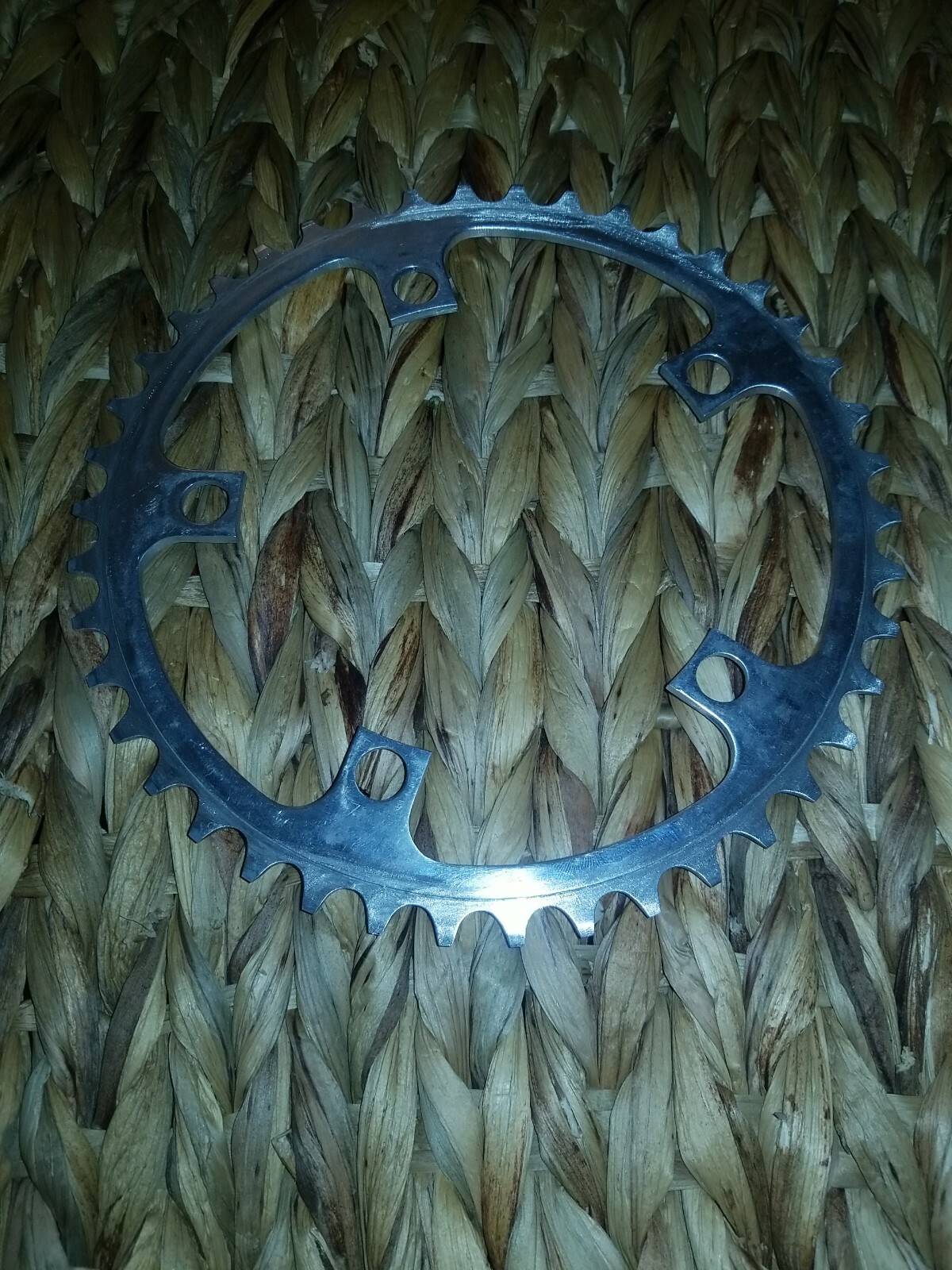 [W] Vintage Zeus Road Chainring 42t x 119mm BCD Silver