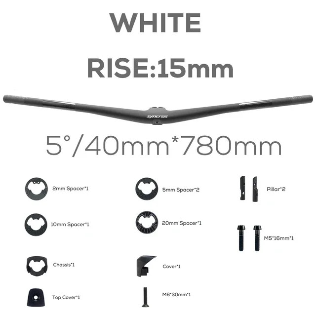 SYNCROS Integrated MTB Handlebar For Sparks Frame 4/5 degree Rise 15mm/25mm Rise