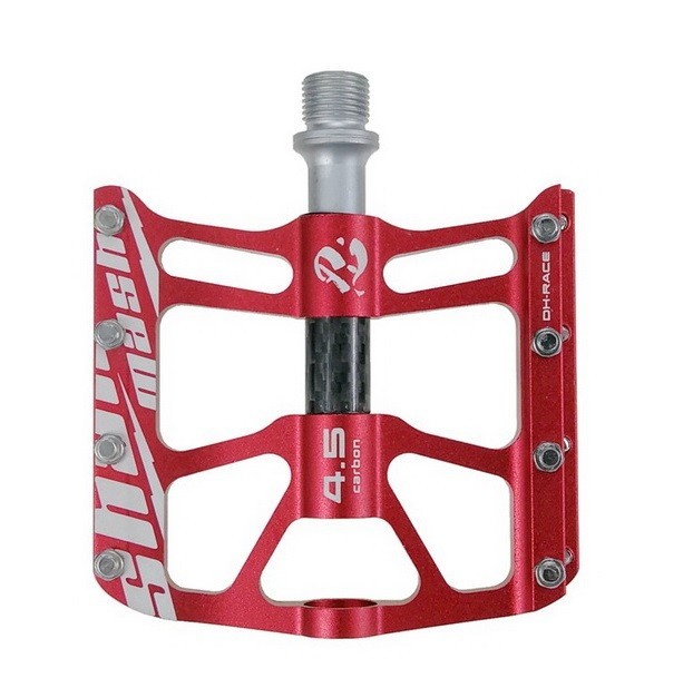 Aluminum Road MTB Mountain Bike XC Bicycle Pedal Flat Pedals 3 Bearings 1 pair