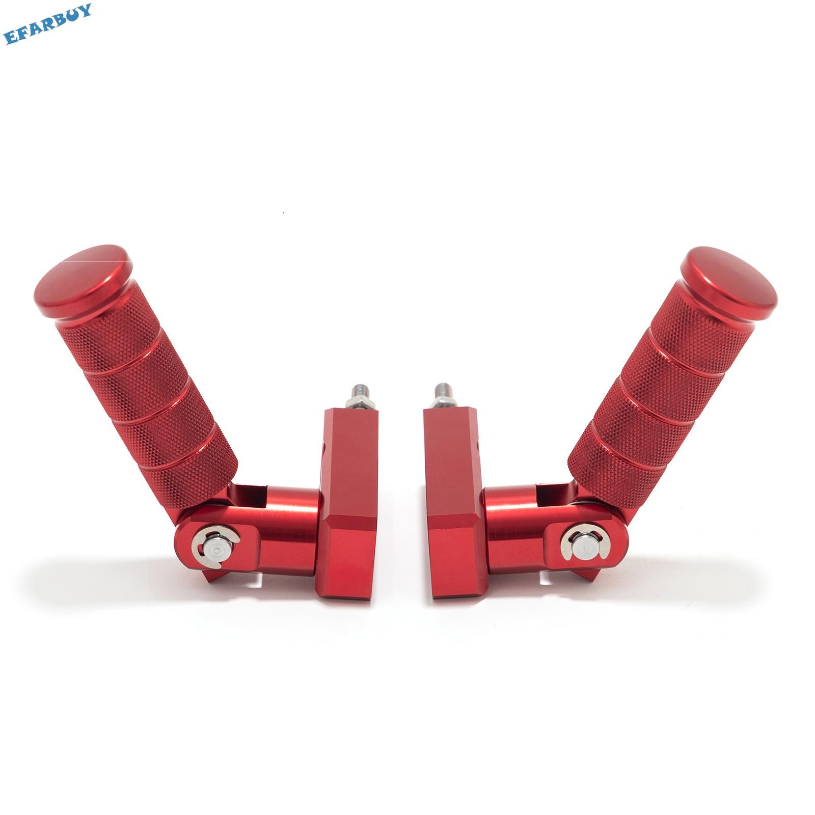 Red Footrest Pedal Bracket Stunt Pegs For Sur-Ron Light Bee for Segway X160 X260