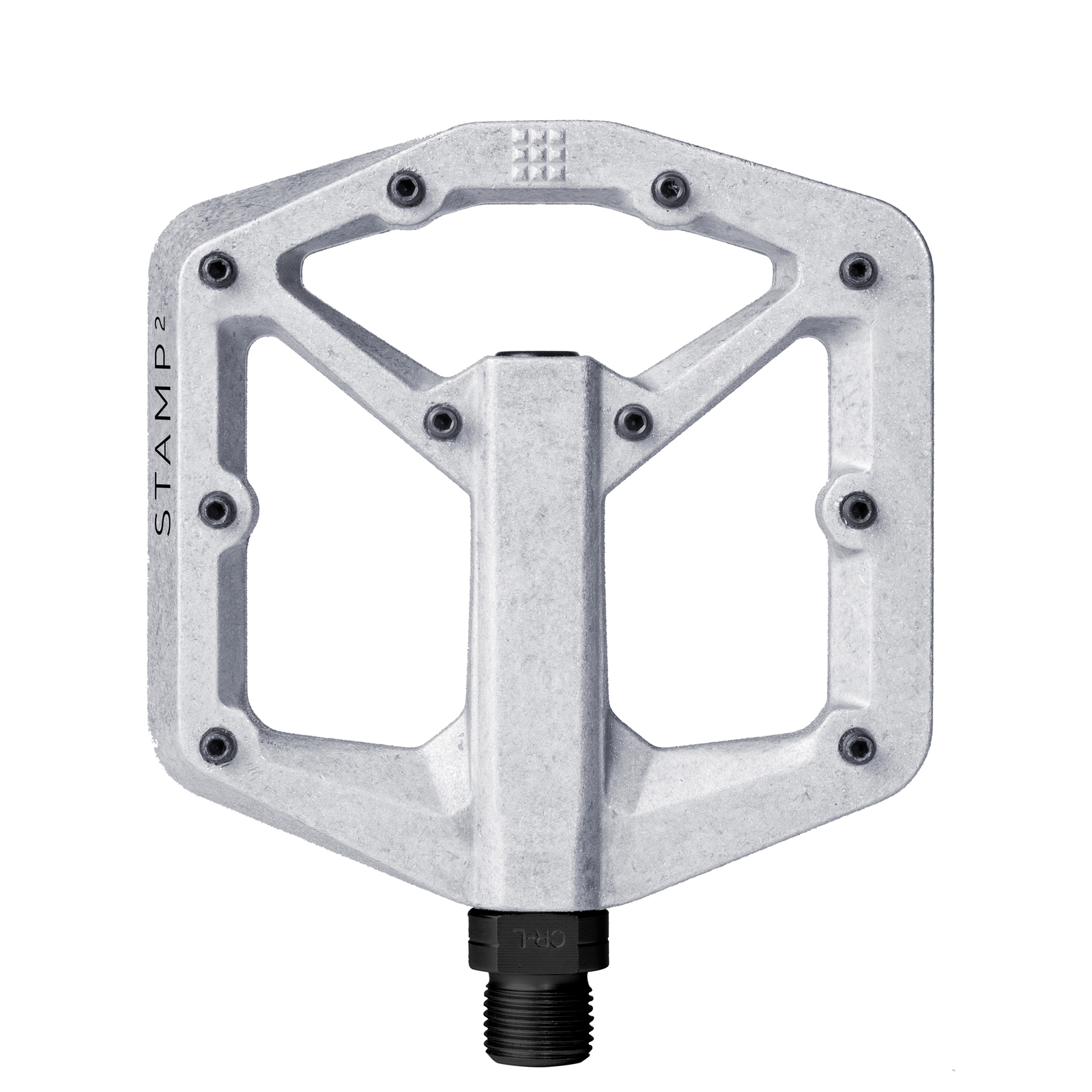 Crank Brothers Stamp 2 Pedals – Platform Aluminum 9/16 Raw Silver Small