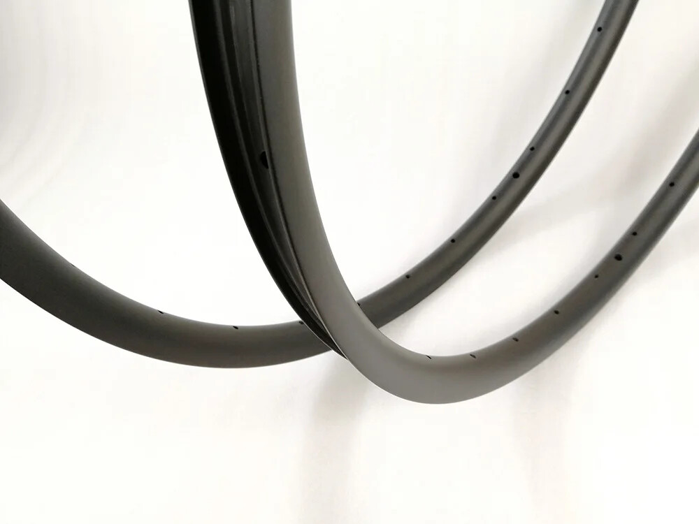 29er Gravel XC Mountain Bike Asymmetric Carbon Rims 28*28mm Tubeless Rings 2pcs