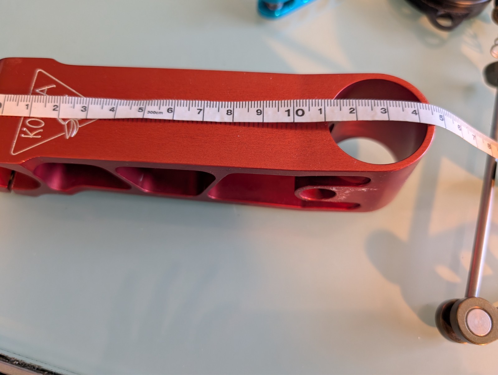 Vintage Kooka Billet Anodized Red Stem Rare CNC 90s MTB 130-135mm