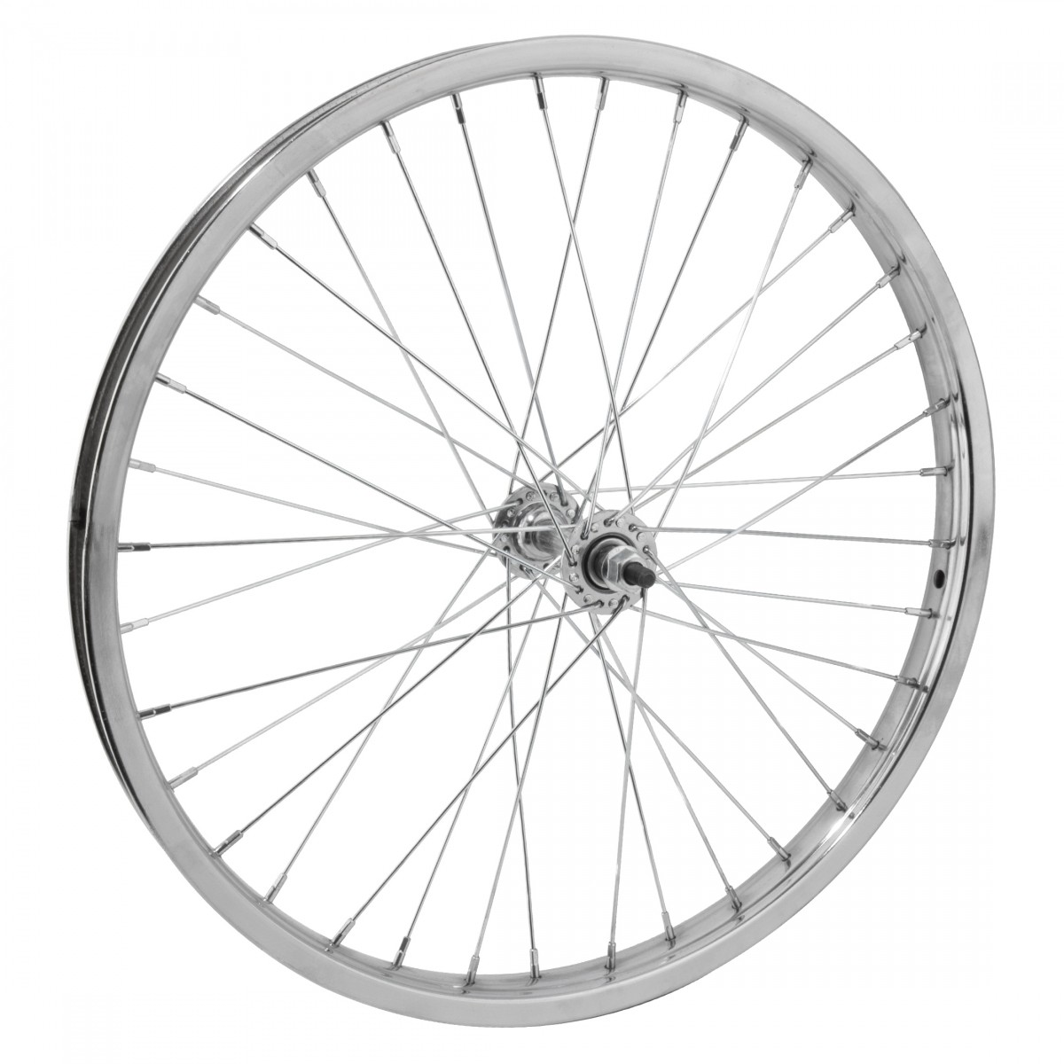 Premium 20in Juvenile Steel Bicycle Wheel Bundle | Front & Rear Tube-Only, 36H,