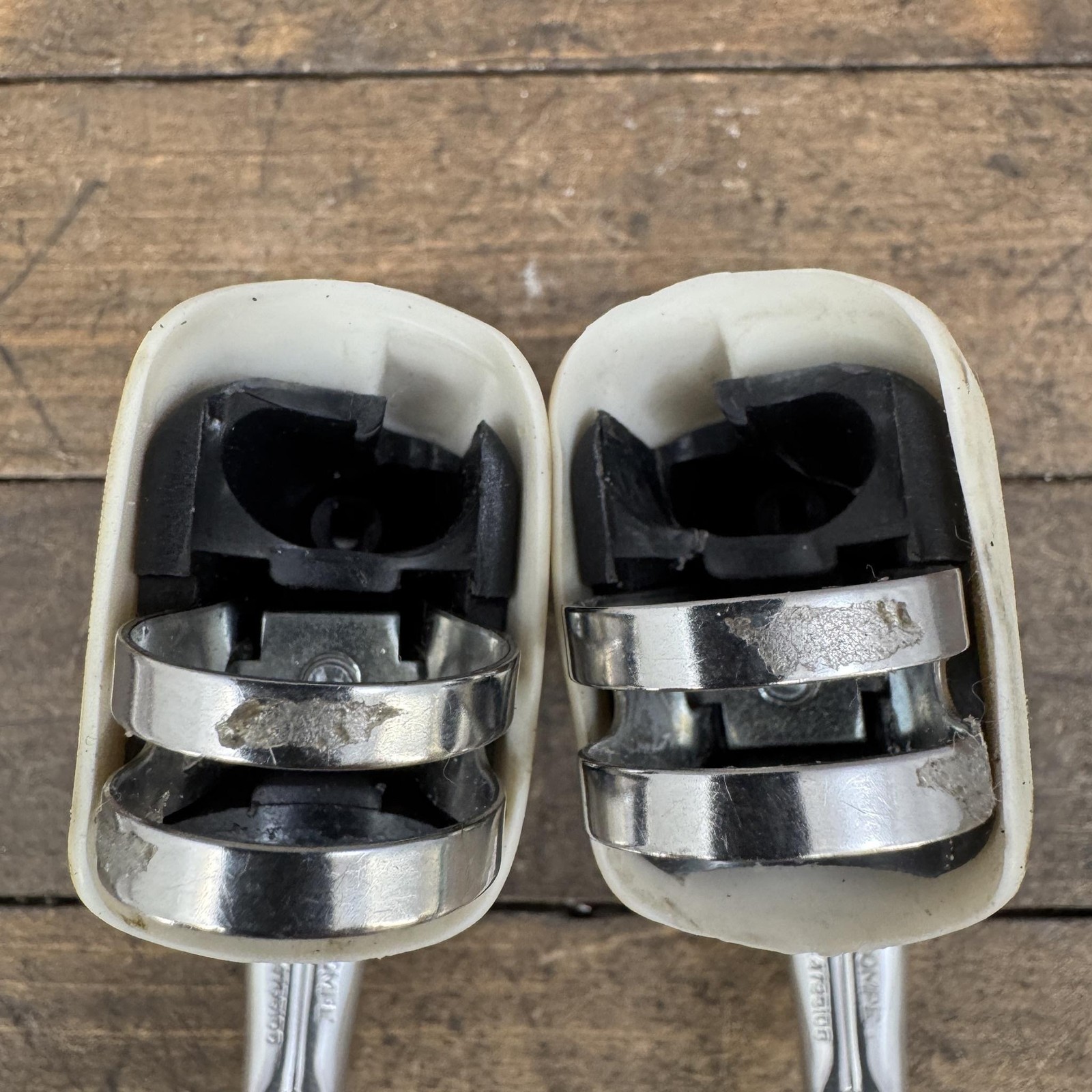 Vintage Dia-Compe BRS Blaze Aero Brake Levers Pair White Hoods 23.8mm Road