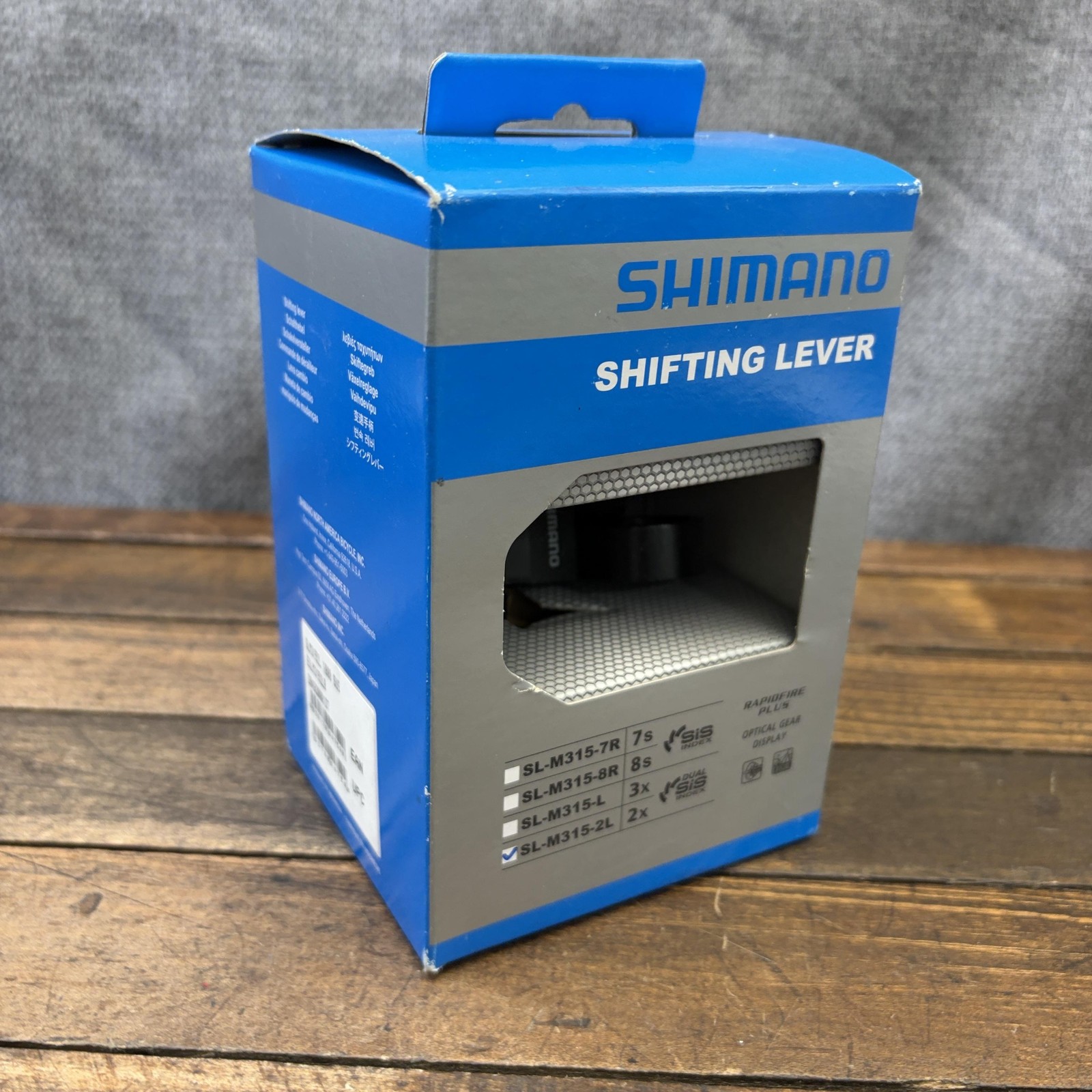 Shimano SL-M315-2L Left 2 Speed Trigger Shifter Rapidfire Plus Black MTB Bike