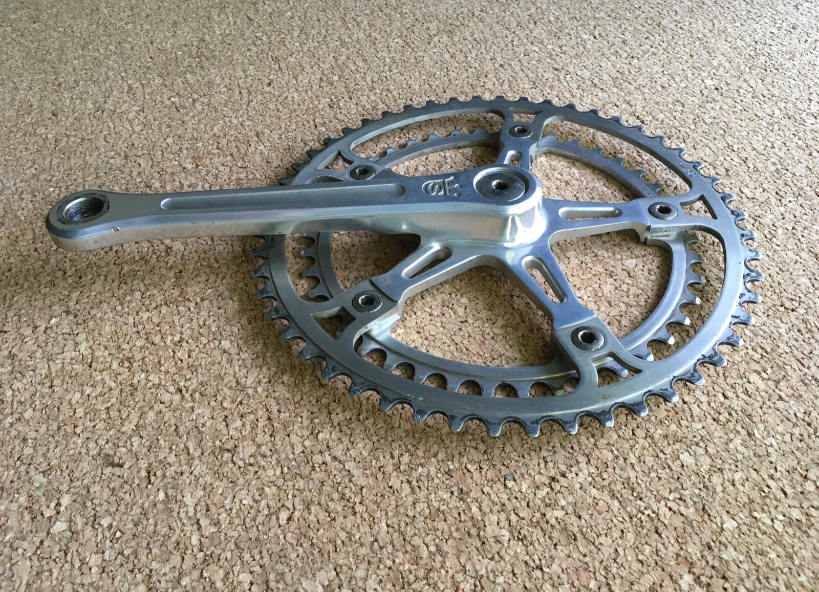 Sugino Mighty Road Bike Crankset 171mm – 52/42 Tooth – Made in Japan