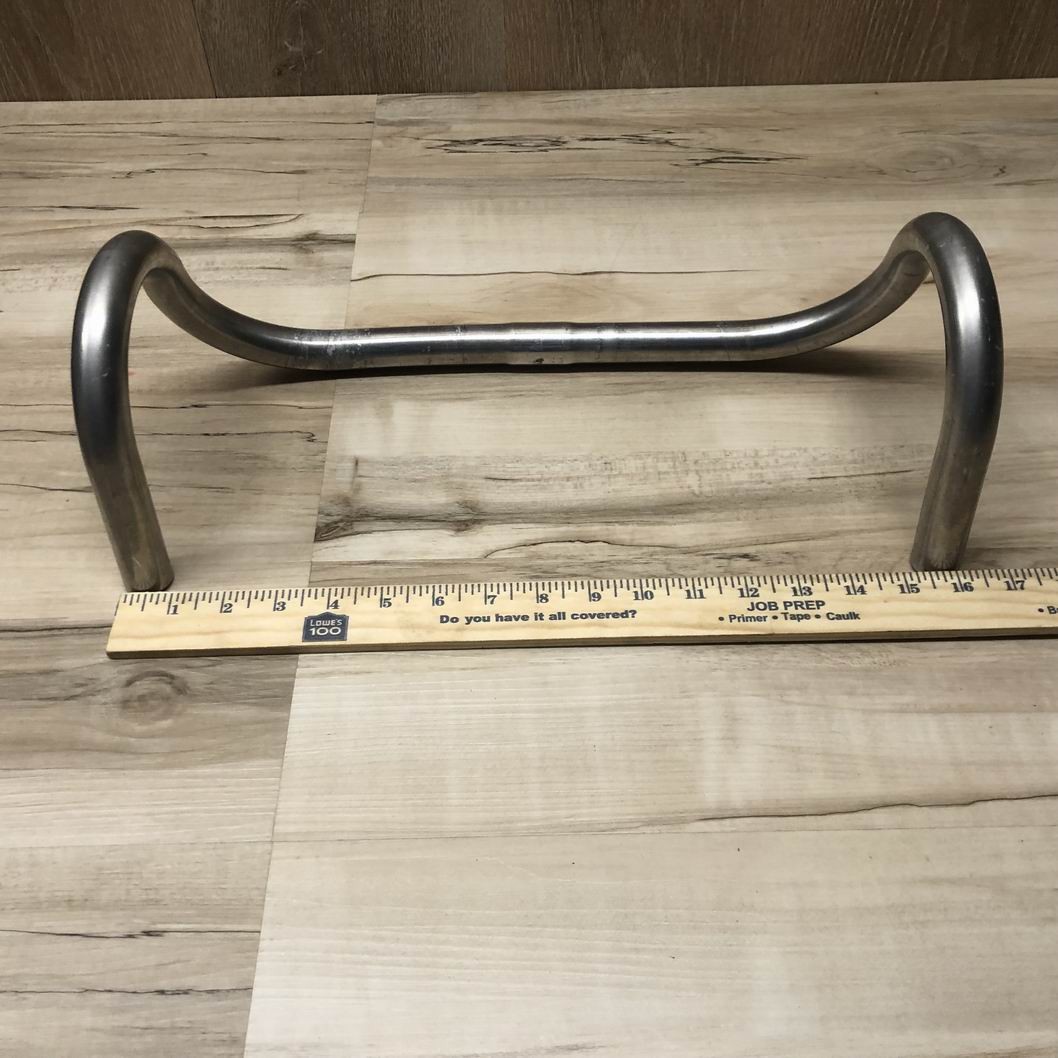 Vintage BELLERI Aluminum Drop Handlebars 41cm / 25.4 Clamp Made In France