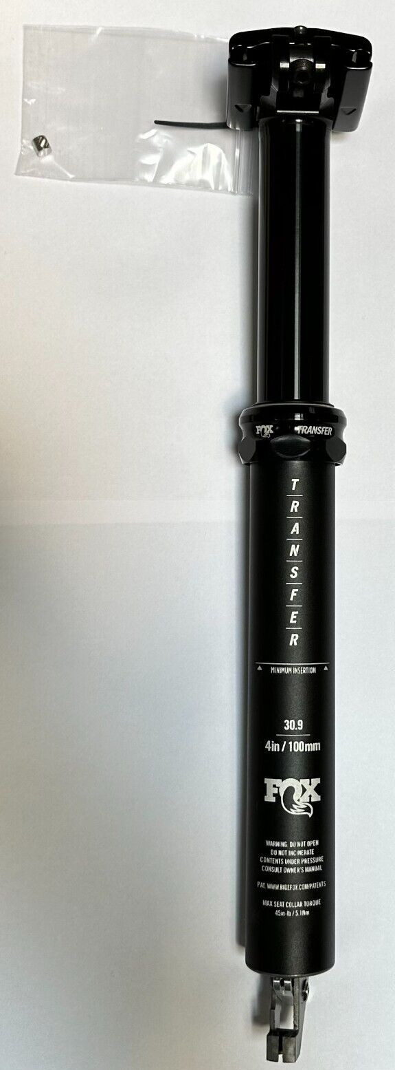 FOX Transfer Performance Series Elite Dropper Seatpost – 30.9, 100 mm, Internal