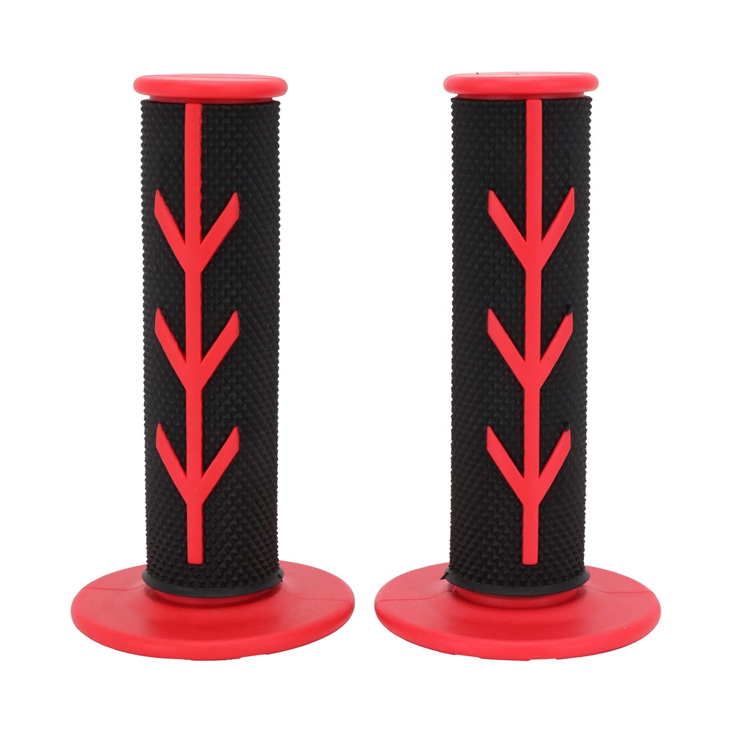 Dirt Bike Grips 7/8” Motorcycle ATV Handlebar Grips, red