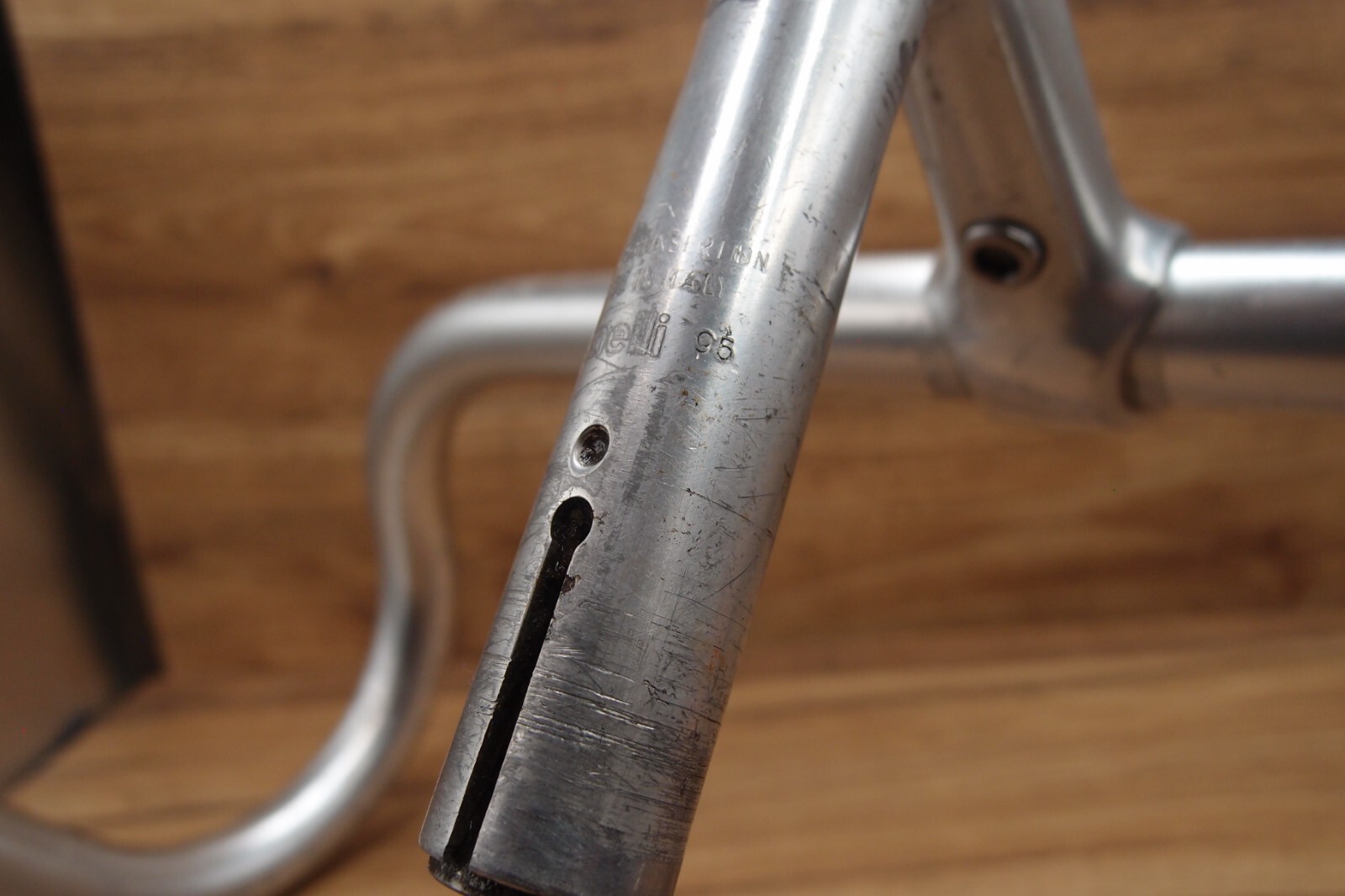 drop bar Cinelli Campione del Mondo Old Logo Milano 1995 + Cinelli quill stem
