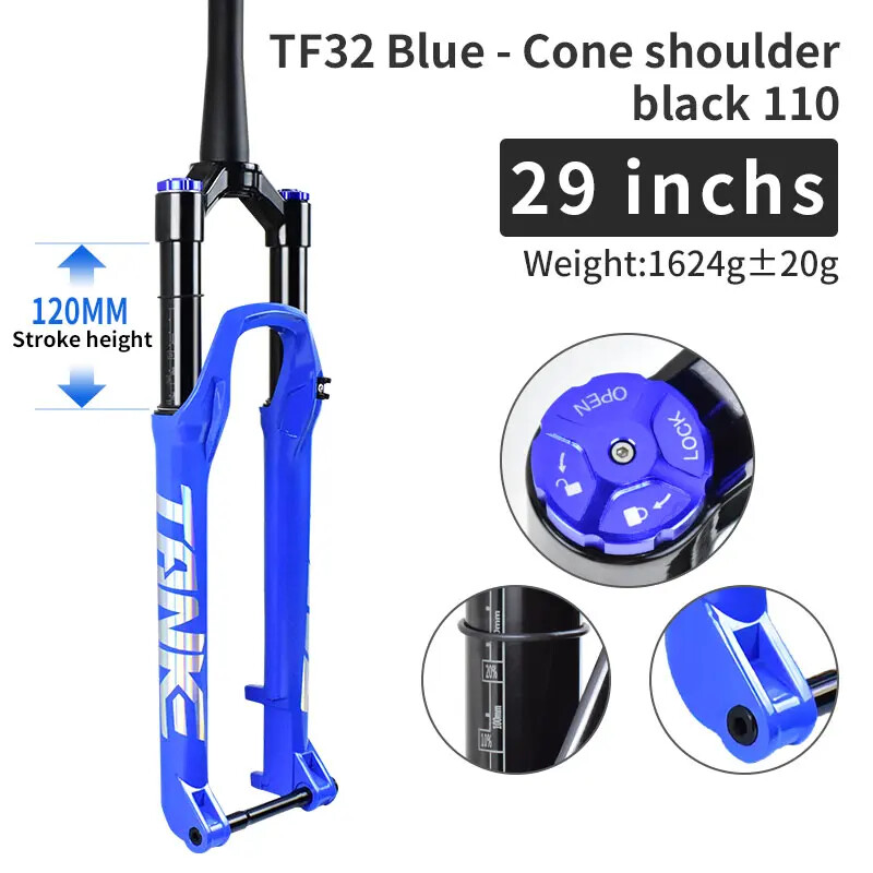 Mountain Bicycle Boost Suspension Air Fork 27.5/29Inch 120mm Travel Front Fork