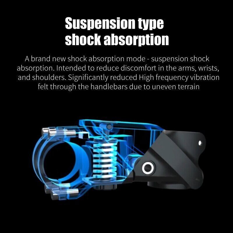 Suspension bicycle stem MTB road stem 31.8x85mm 380g shock absorber damping