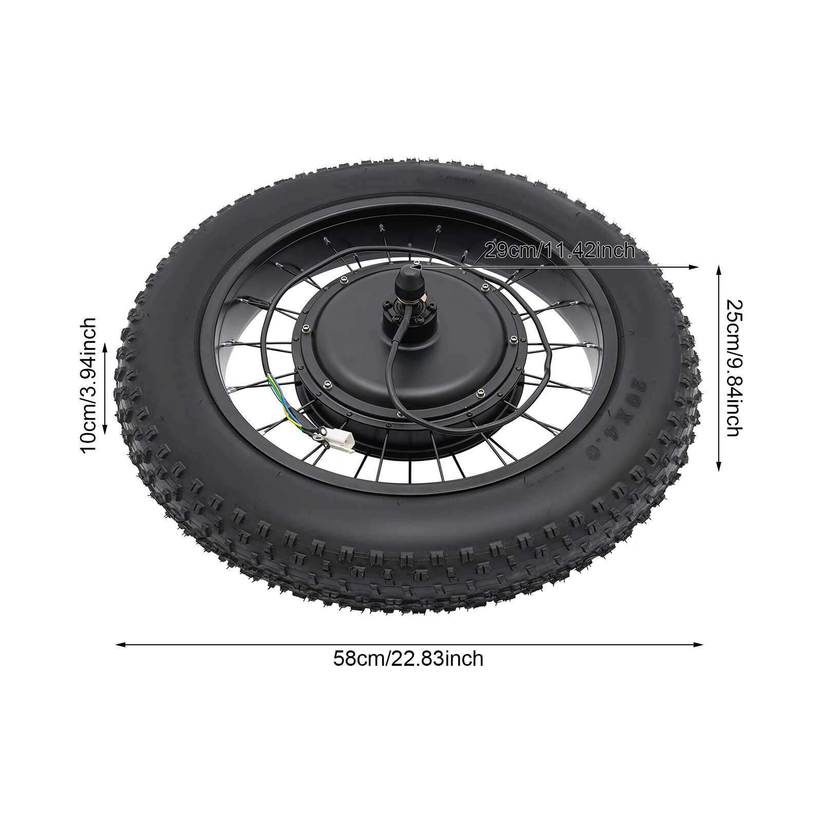 20in Rear Wheel 48V 1500W Electric Bicycle Ebike Conversion Kit Hub Motor LCD