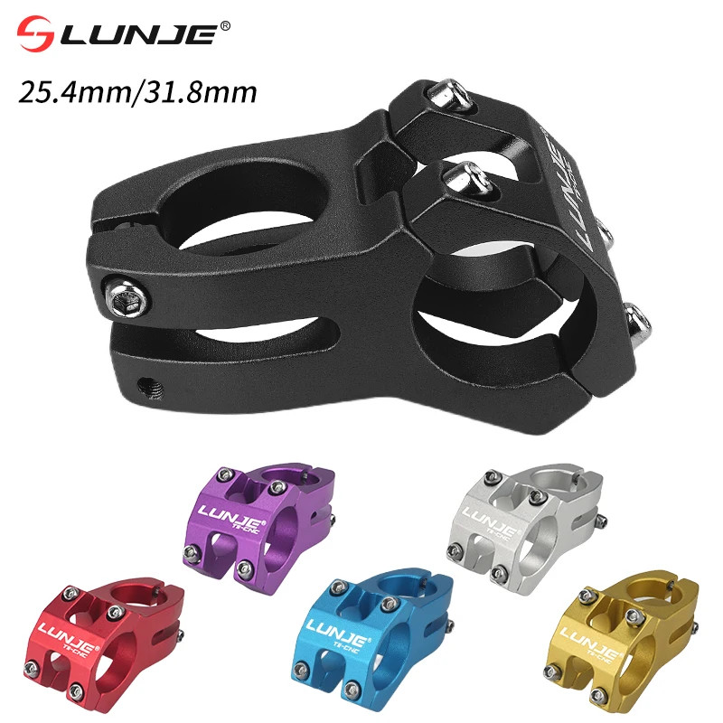 MTB Bike Handlebar Stem CNC Power Short 45Mm Mountain Bicycle Bridge 25.4/31.8Mm