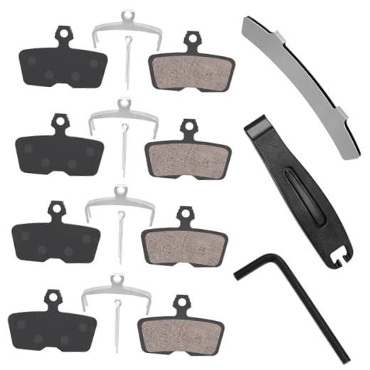 4-Piston MTB Bike Brake Pads Compatible with SRAM Code,Code R,Code RSC and