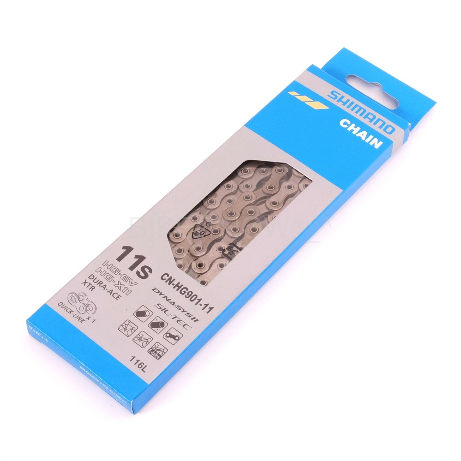 Shimano CN-HG901-11 11 Speed 116L XTR,Dura Ace,E-Bike Quick-Link Chain NIB
