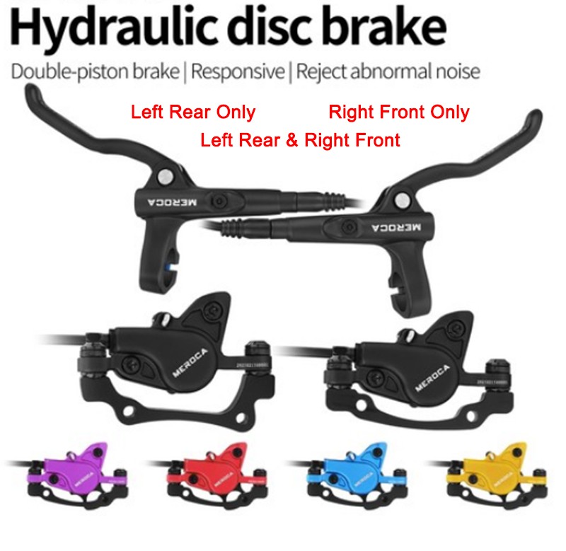 2pcs MT500 Hydraulic Disc Brake Set MTB Bicycle Brakes Front/Rear 800/1400mm