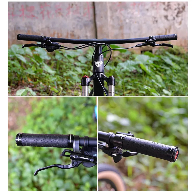Angle-17° MTB Bicycle One-shaped Integrated Handlebar Stem 3K Matte 600-800mm