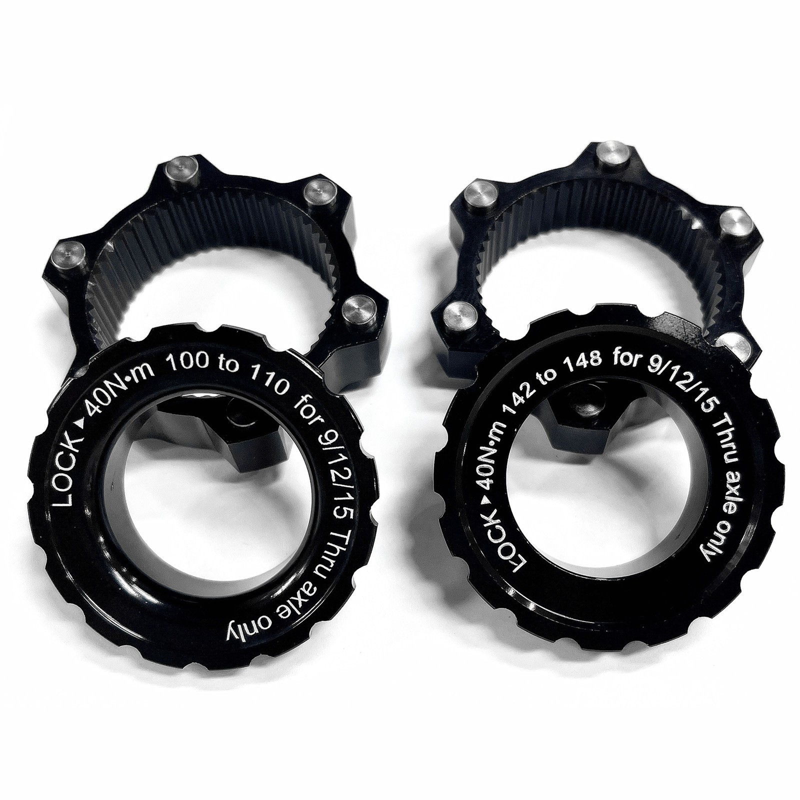Disc Brake Centerlock Adapter Ring for Bike Rotor Centerlock to 6 Bolt 12mm/15mm