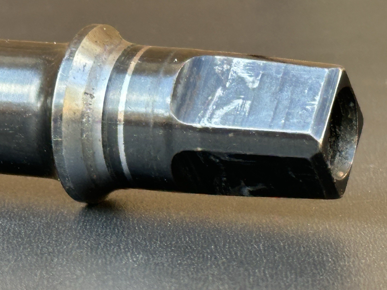 Vintage Campagnolo Athena 114mm 68-SSg Bottom Bracket Spindle Black