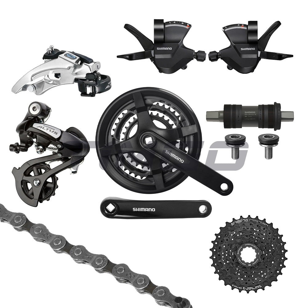 Shimano M310 Altus 3×8 Speed Groupset FC-TY301 BB-UN101 Derailleur SL-M315 HG40