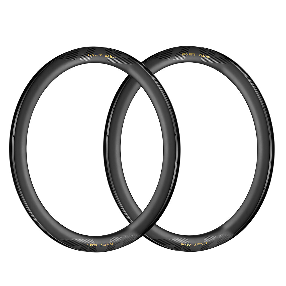 RYET Ultralight Carbon Disc Road Rim 40/45/50mm 28mm Tubeless 24H 350-375g 700C