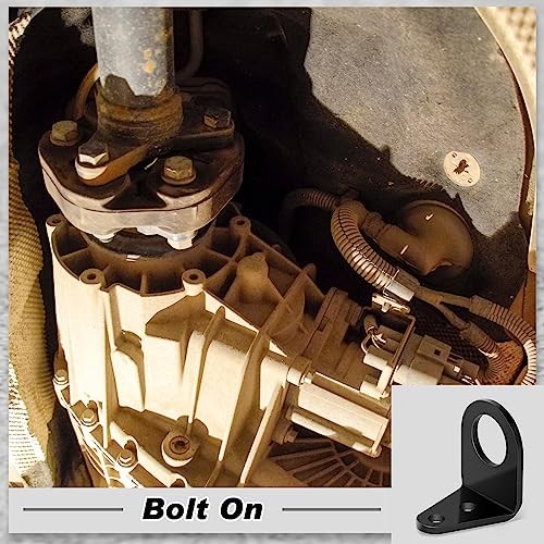 8 Pcs 3/16″ Mounting Hole Brake Bolt on Type Brake Line Tabs Mounting Black