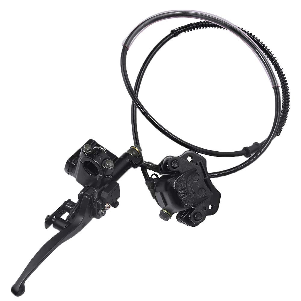 Rear Hand Hydraulic Disc Brake Master Cylinder Caliper Assembly with Brake Pa…