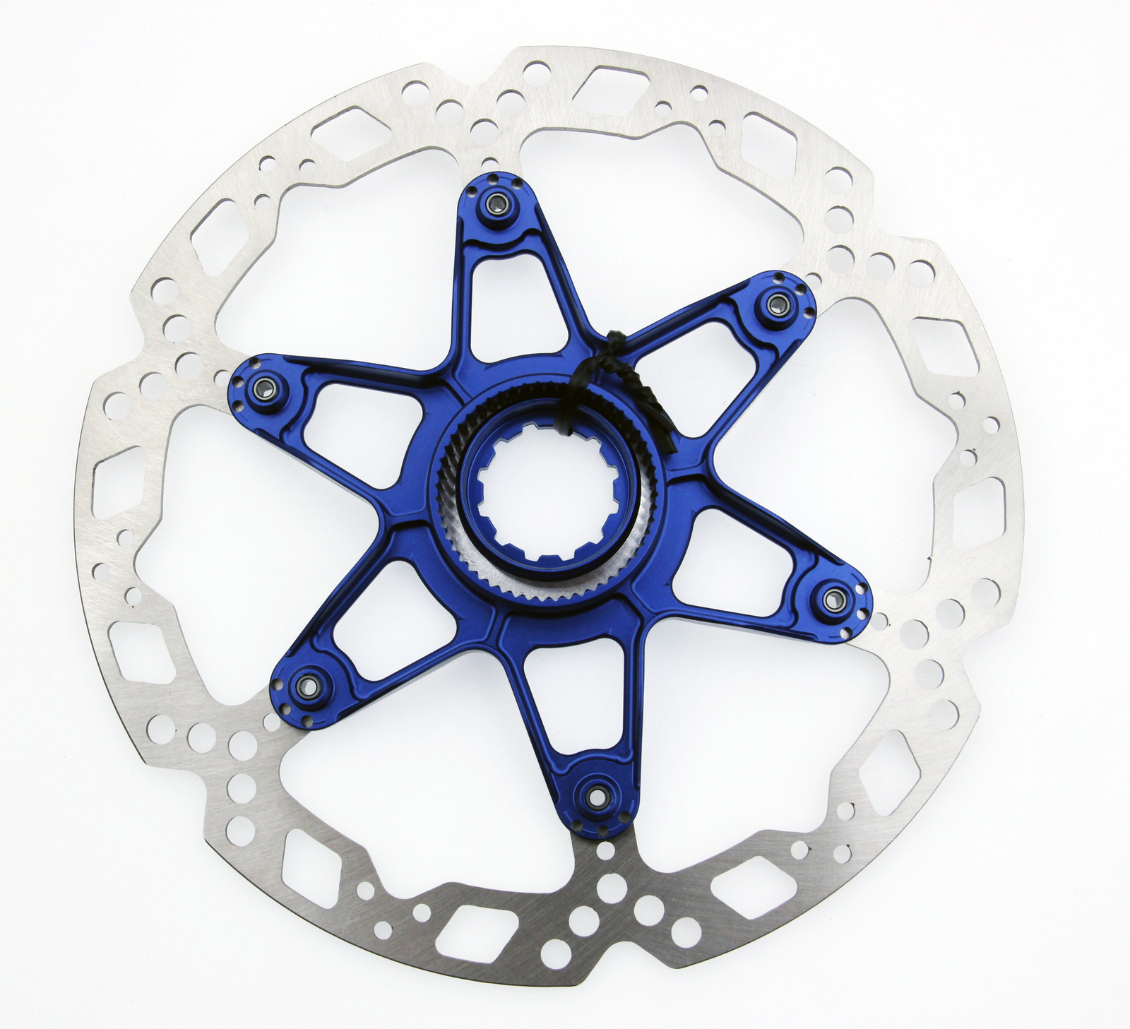 Juin Tech RT01 Blue Centerlock Floating Rotors 160/140mm Pair Road Bike Upgrade