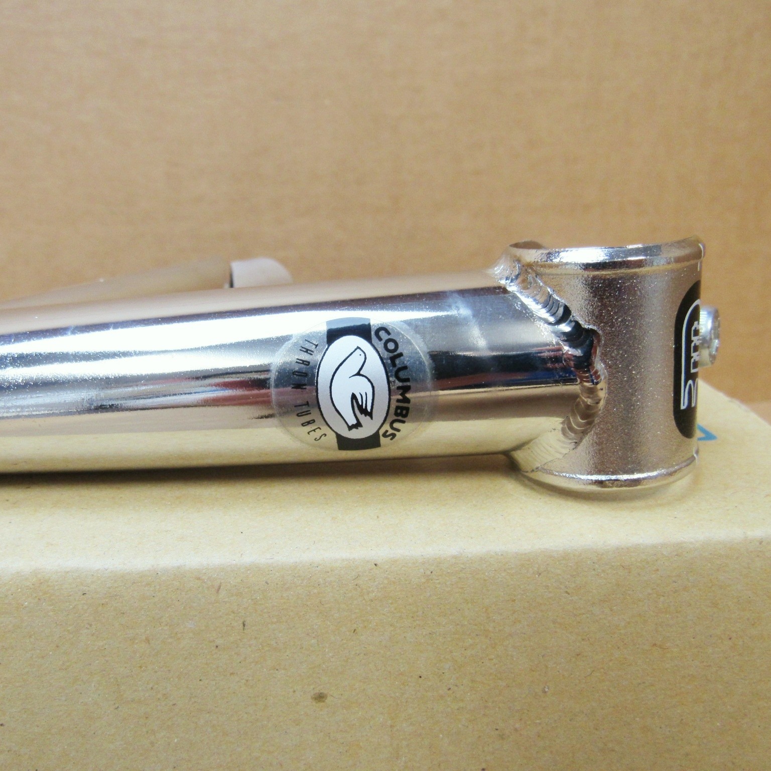 New-Old-Stock 3T Chromix Corsa Plus Quill Stem (115mm) w/Columbus Branded Tubing