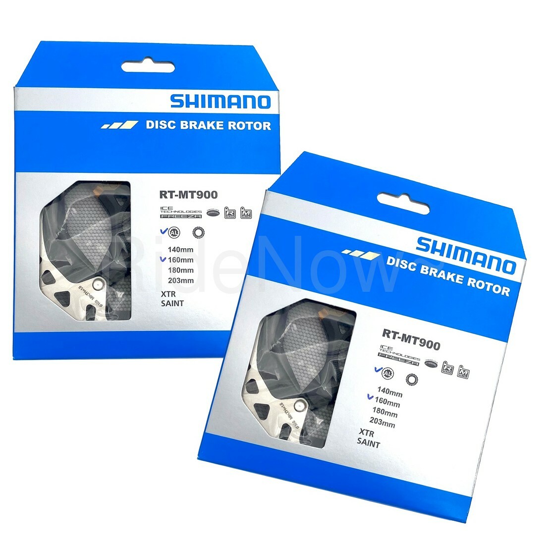 Shimano XTR/SAINT Bike Disc Brake Rotor RT-MT900 160mm Center Lock,IRTMT900S *2