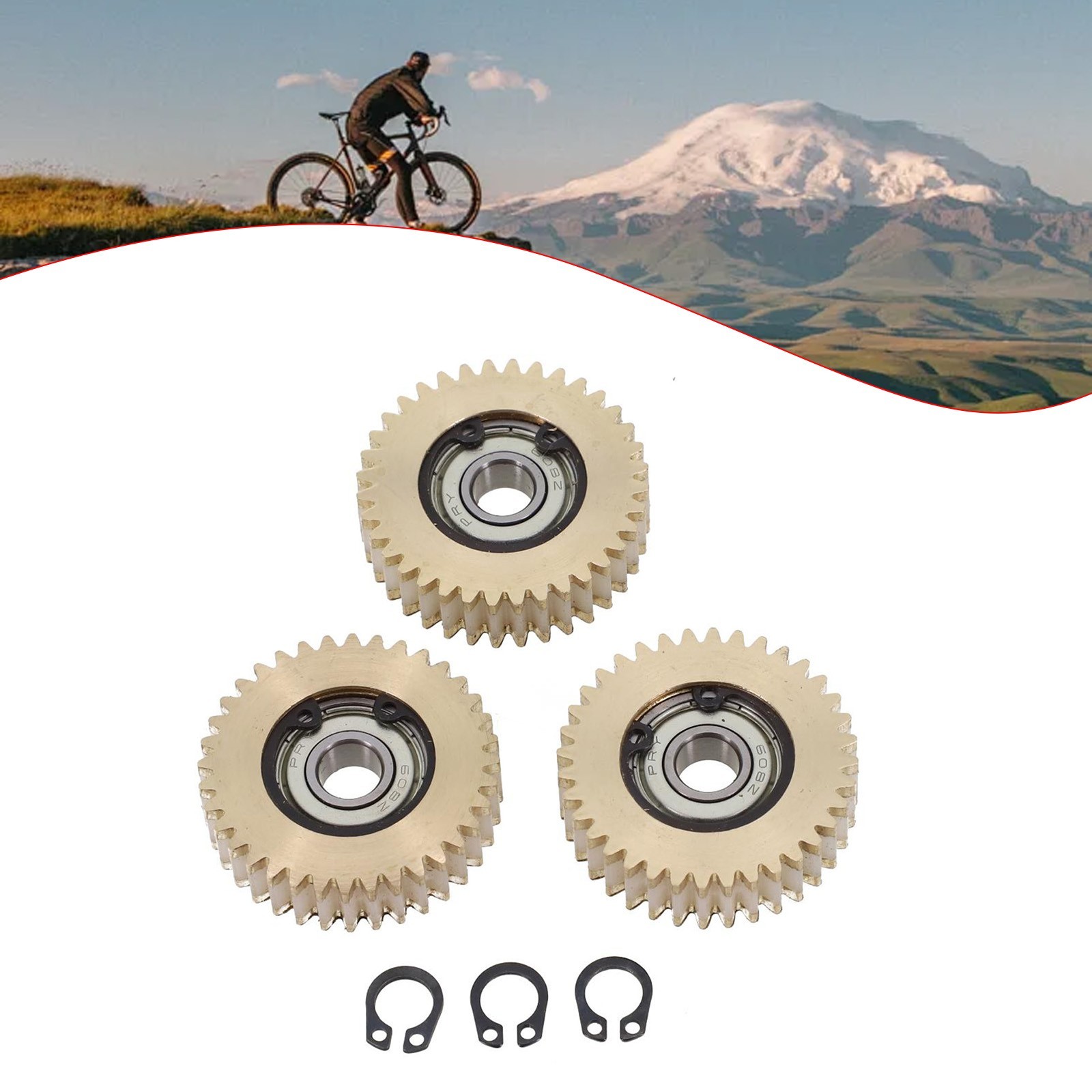 Upgraded 36 Teeth Ebike Wheel Hub Motor Gear for Bafang Motor Set of 3