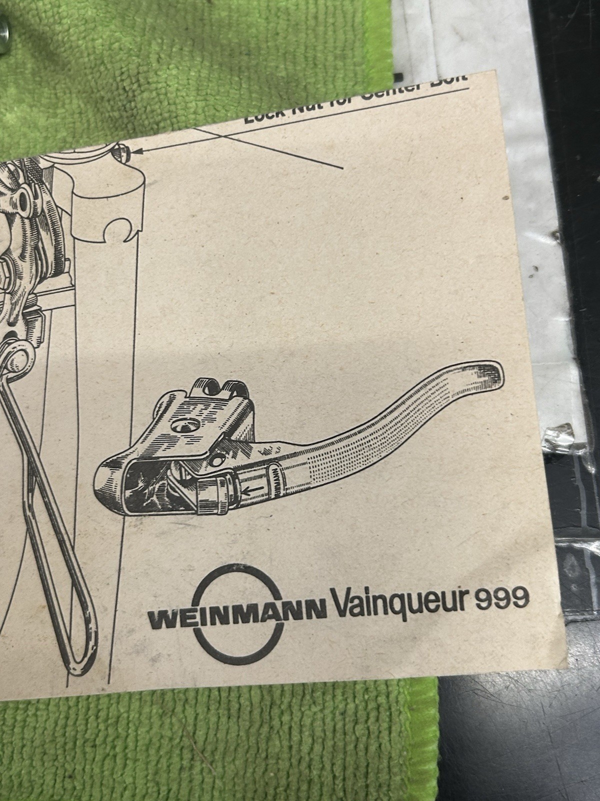 VINTAGE NOS WEINMANN 610 REAR CENTER PULL BRAKE COMPLETE IN ORIGINAL BOX