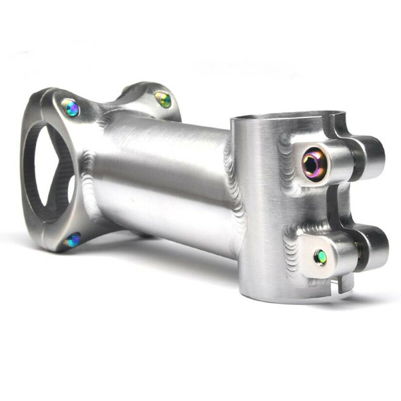 Titanium MTB Road Bike Bicycle Handlebar Stem 1″ 25.4mm 31.8mm 50-120mm 5°