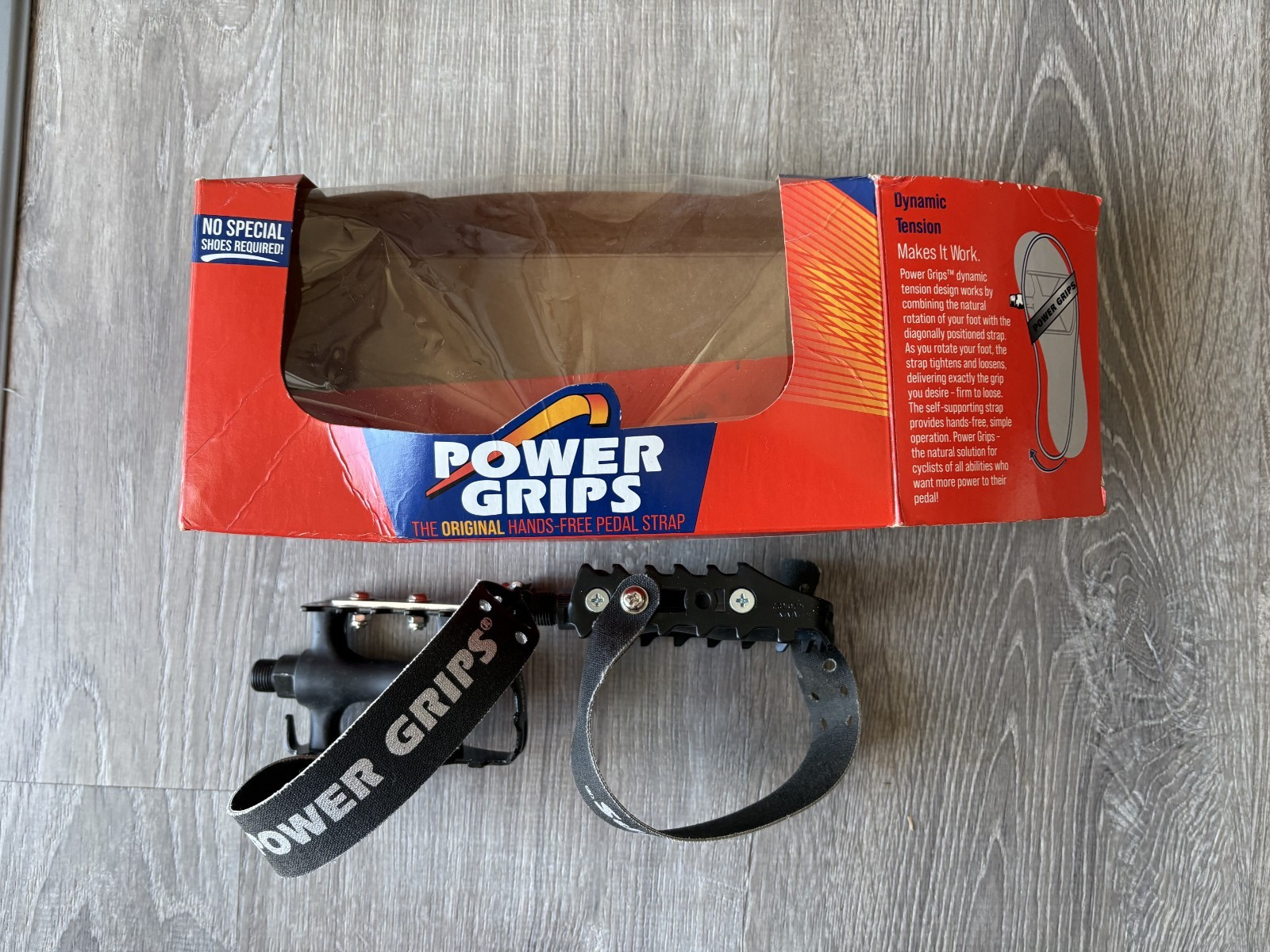 Power Grips Sport Cage Pedals Kit – 9/16″ Chromoly Steel Spindle, Nylon Body,