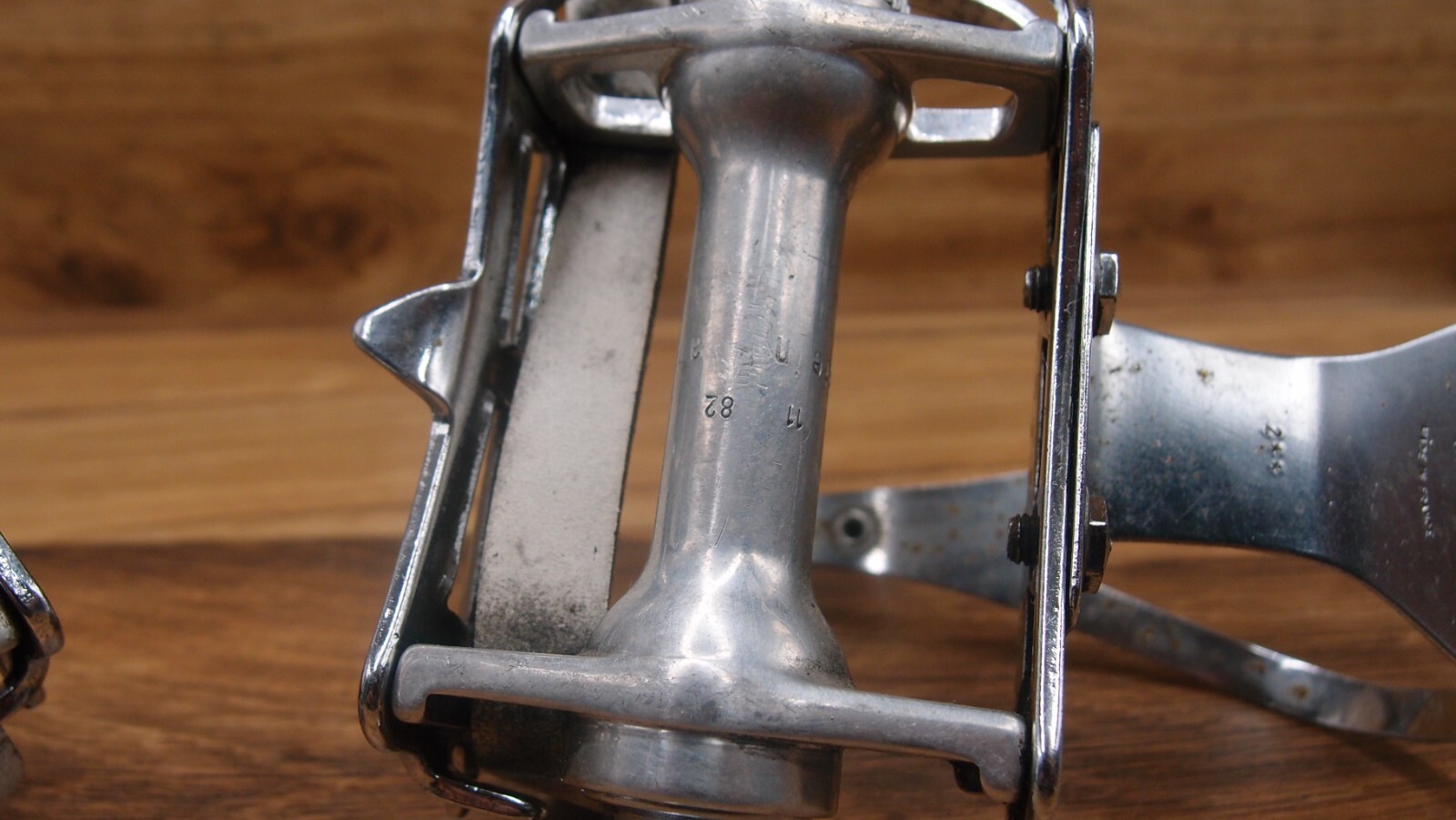 flat platform pedals Spidel Maillard made in France 1982 road bike 9/16 in