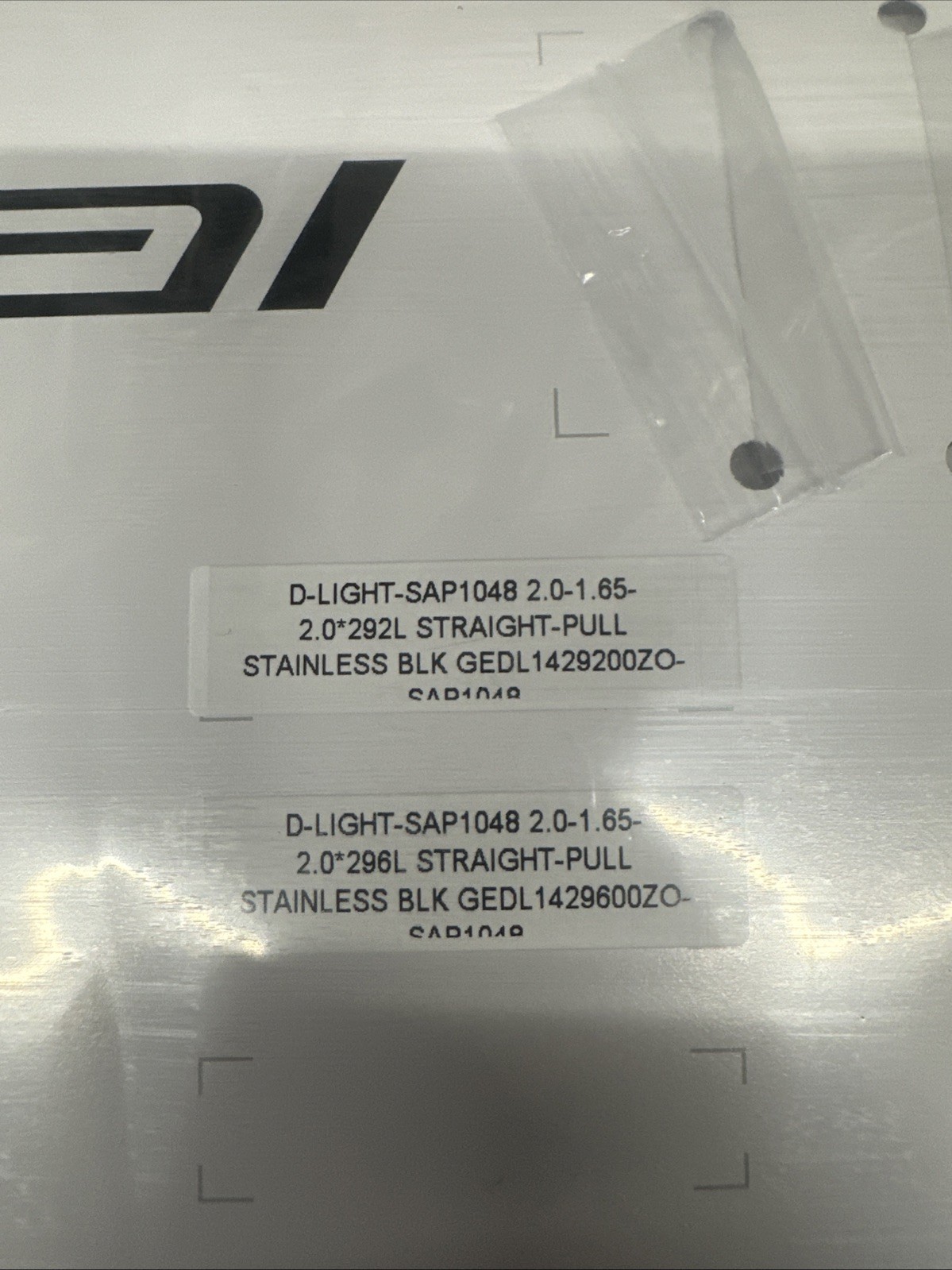2 – Specialized Roval D-Light Straight Pull Spokes 292 + 296 Alloy Nipples
