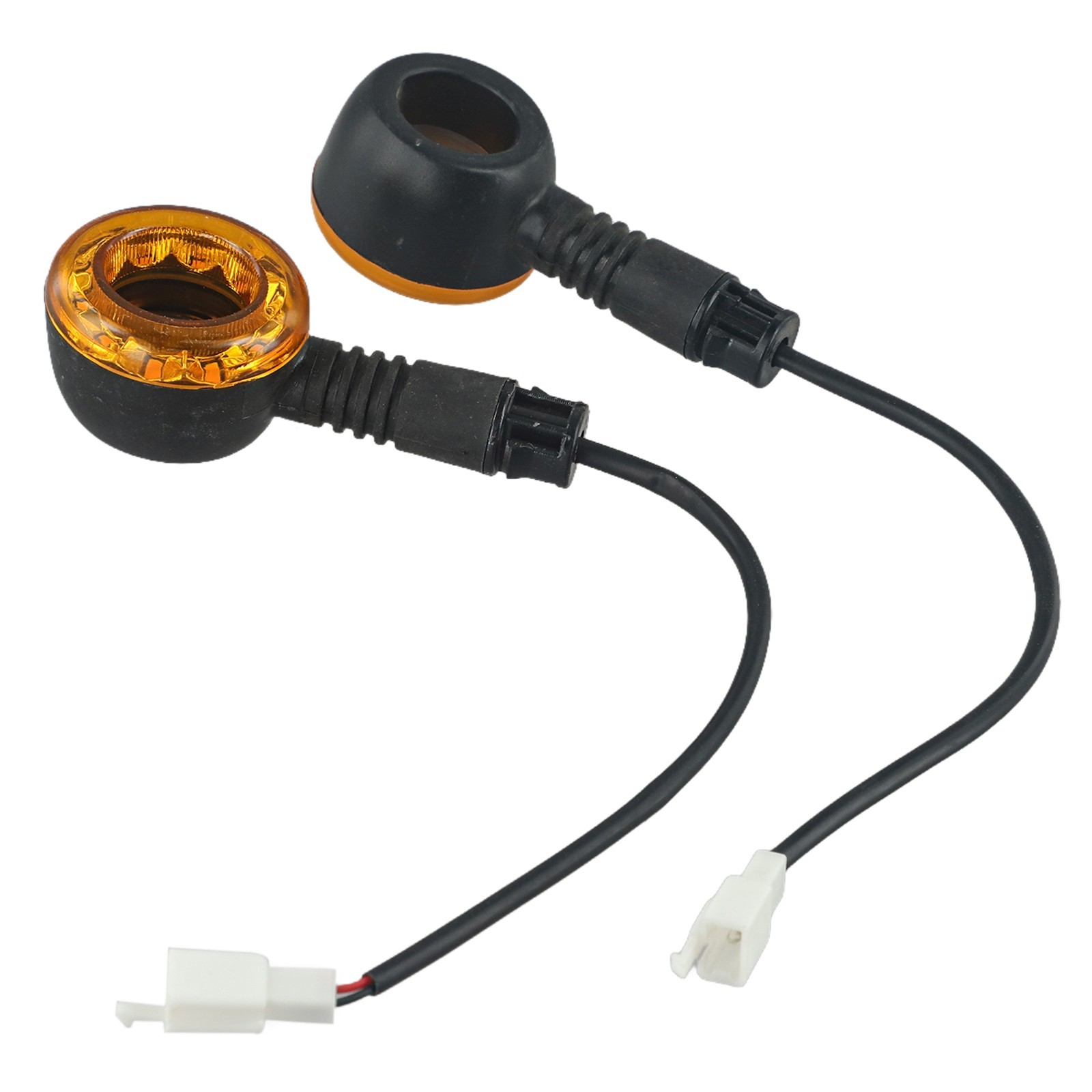 Black and Yellow Electric Bicycle Turn Signal Lights with 48V and 60V Voltage